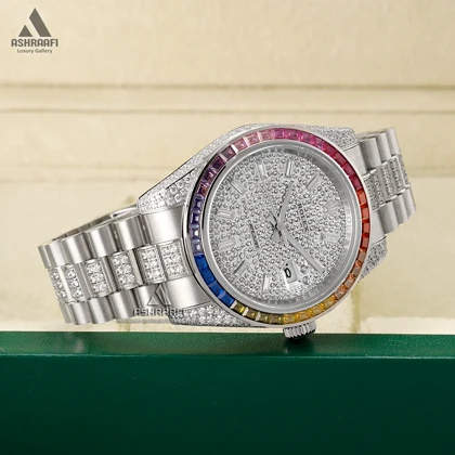 ساعت رولکس فول نگین Rolex Datejust Full Diamond-FC9