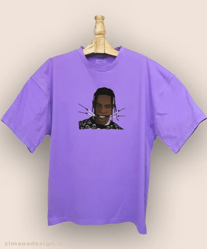 تیشرت لش مردانه و زنانه طرح تراویس اسکات کد 945