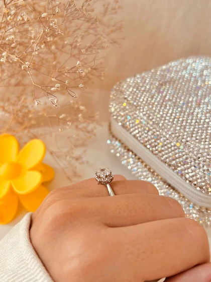 انگشتر تک نگین 2 ژوپینگ