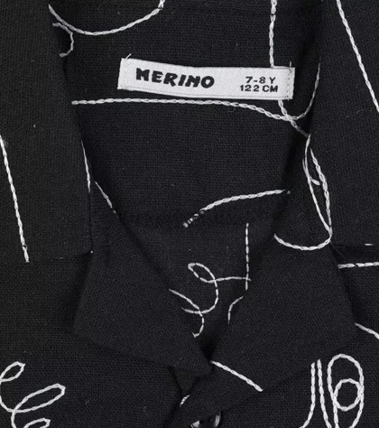 پیراهن آستین کوتاه پسرانه مرینو Merino کد 1753