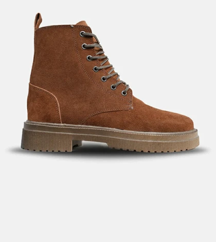 بوت مردانه قهوه ای Bershka مدل 5774