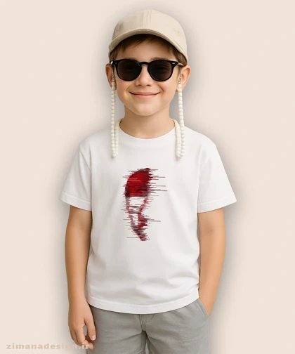 تیشرت بچگانه طرح اسکلت مرگ کد 931