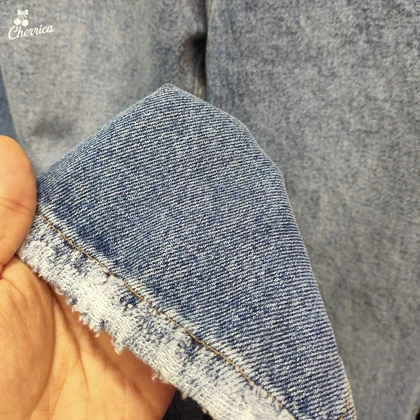 شلوار جین زنانه کراپ فلر کد 19