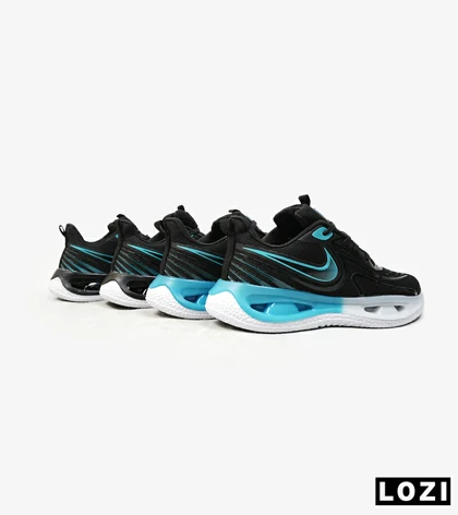 کفش کتانی مردانه مشکی آبی NIKE pegasus 33 مدل 3171