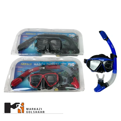 ماسک غواصی و اسنوکر 2 سوپاپه مدل M2019