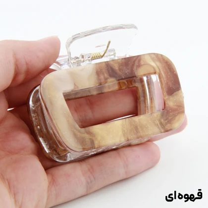 کلیپس دخترانه مدل مستطیل ابر و بادی کوچک