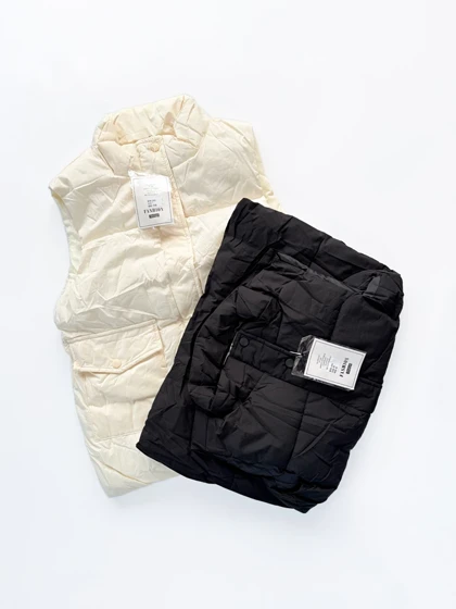 پافر زنانه شمعی جلو دکمه