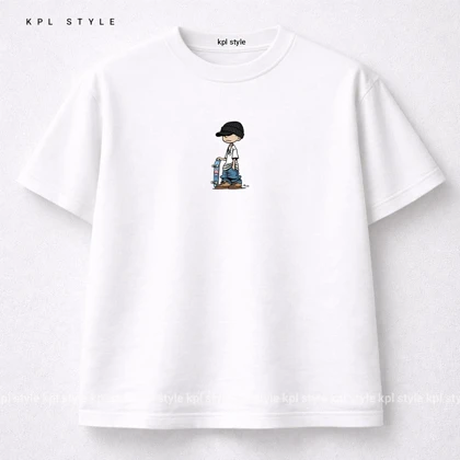 تیشرت مینیمال باکسی | گرم بالا %100 پنبه کد 1213