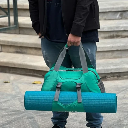 ساک ورزشی مدل ALEXA - ALX99022 PRO GYM BODY با قابلیت حمل زیرانداز