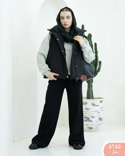 پافرکلاه داربغل گت 5255