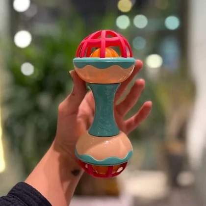 جغجغه دندونی طرح دمبل