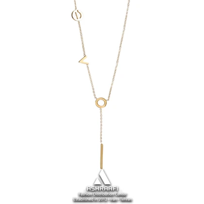 گردنبند زنانه لاو Love Lariat Necklace G