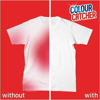 دستمال جذب رنگ لباس هنکل مدل Color Catcher بسته 10 عددی