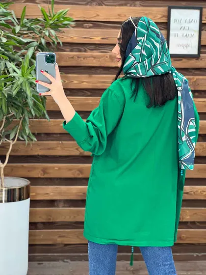 مانتو چهار دکمه سرجیب دوبل