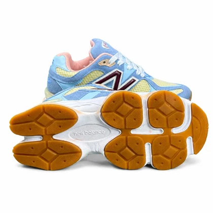 کفش کتانی زنانه مدل نیوبالانس 9060 آبی گلبهی New Balance 9060