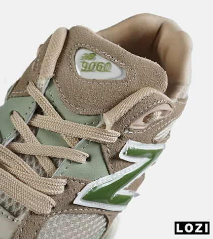 کفش کتانی زنانه سبز کرم NEW BALANCE 9060 مدل 7622