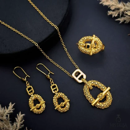 سرویس هرمس تراش دار Gity gold