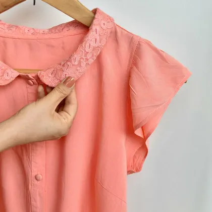 شومیز حلقه‌ای گیپوردار