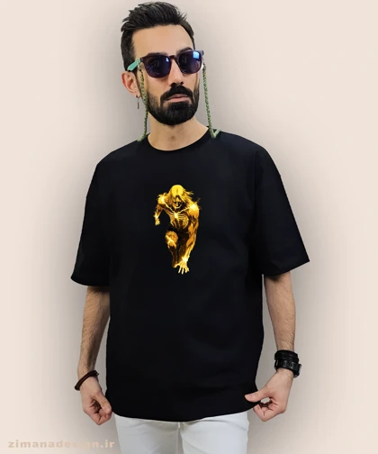 تیشرت لش مردانه و زنانه طرح اتک آن تایتان کد 879