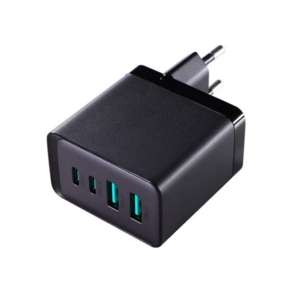 شارژر دیواری تایپ سی و یو اس بی 67 وات با کابل دو سر تایپ‌سی جویروم TCG02