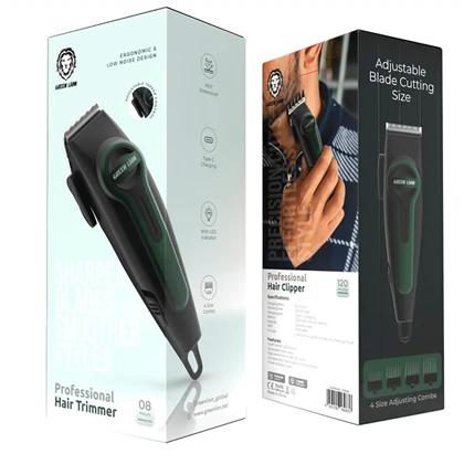 ریش تراش شارژی گرین لاین GREEN LION مدل GNPRHACLIPRBK