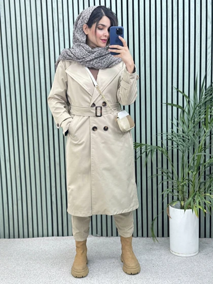 بارانی آستردار بلند پروا