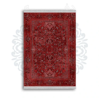 *جدید* فرشینه از جنس پارچه شانل مخمل ترک طرح فانتزی برند دفه کد 1507