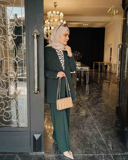 کت تک زنانه اسپرت یقه بلیزر لیان