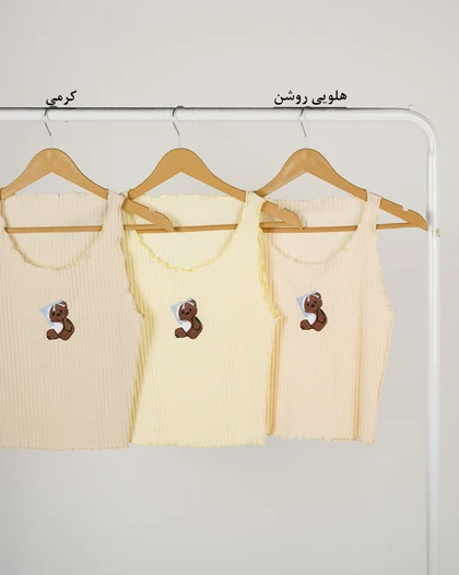 تاپ گلدوزی کرکره ای سرمه | هیبا