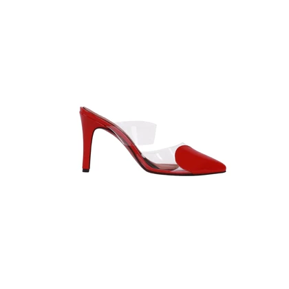 کفش پاشنه‌بلند زنانه مدل قلبی_قرمز کد 3021