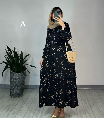 پیراهن مانتویی شکوفه 2