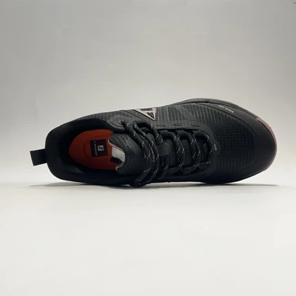 کفش ضدآب زنانه آی رانر I-RUNNER رنگ مشکی کالباسی رویه برزنتی کد Z363