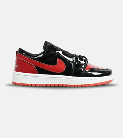 کفش کتانی مردانه و زنانه مشکی قرمز NIKE jordan 1 مدل 6587