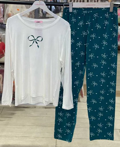 بلوز شلوار نرمال سکسن کد41159-A