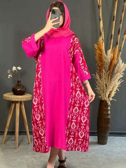 پیراهن کرسپو طرحدار کد 1129