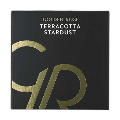 رژگونه پودری گلدن رز, مدل Terracota Stardust شماره 107