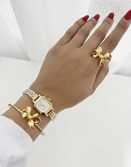 ساعت زنانه فنسی استیل مینیمال 888