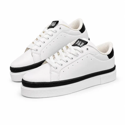 کفش کتانی مردانه مدل ونس پل اندبیر سفیدمشکی Vans Pull Bear