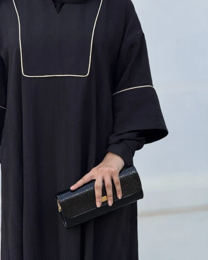 عبا حانیه کد 2 (مشکی و شیری)