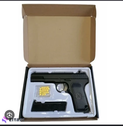 تفنگ بادی کلت اسباب بازی کد C12قسطی