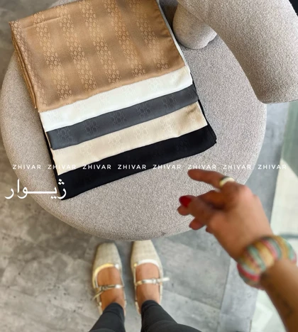 شال ژاکارد ابریشم