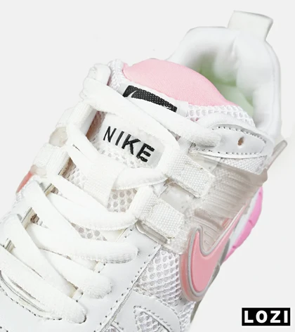 کفش کتانی زنانه سفید صورتی Nike cushlon مدل 7604