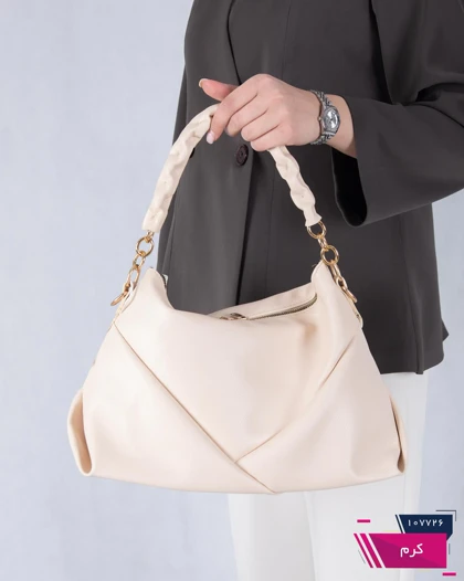 کیف دسته چروک لوزی بزرگ 875