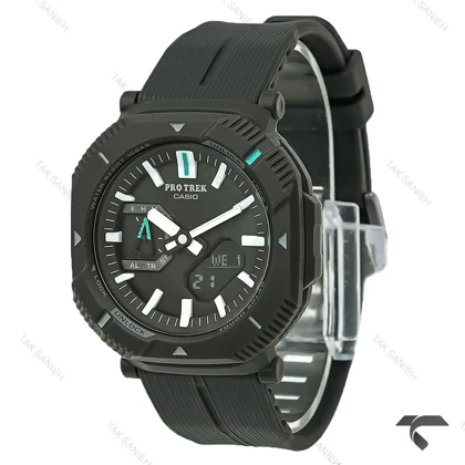 ساعت کاسیو پروترک مردانه بند رابر مشکی Protrek-10164-G