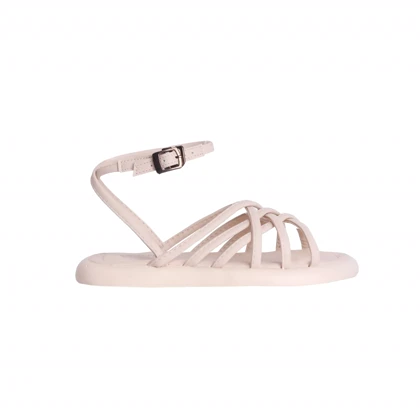 صندل زنانه مدل هفت بند_کرم کد 1921