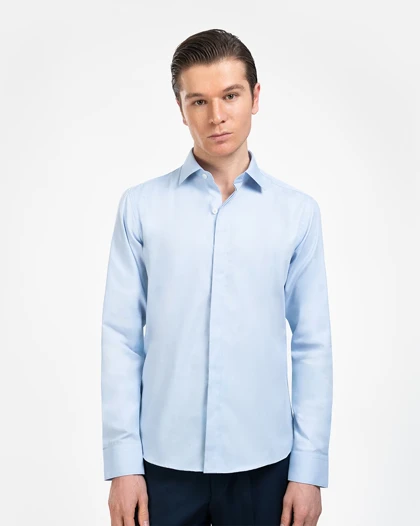پیراهن مردانه ساده فلورا کد 1671
