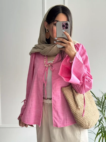 مانتو شومیزی لینن ژینا