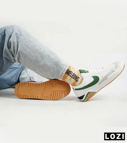 کفش نایک بلیزر Nike Blazer سفید سبز مردانه و زنانه