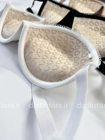 سوتین تک اسفنجی فنر دار پوش آپدار دکلته بدون بند