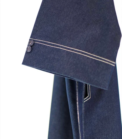 بارانی بلند جین Pinki 1302 تک‌رنگ